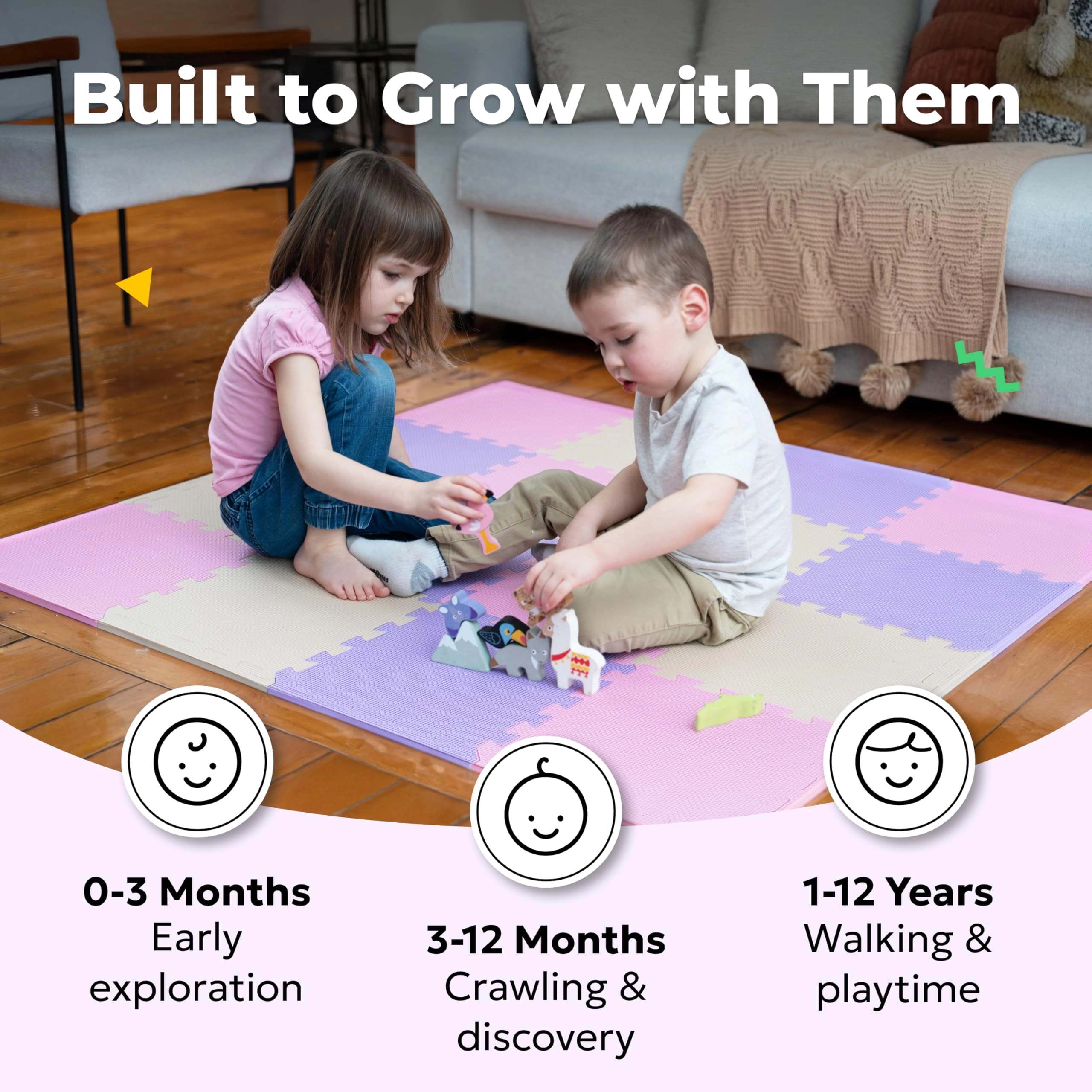 Baby Play Mat - Neutral 6-12 months