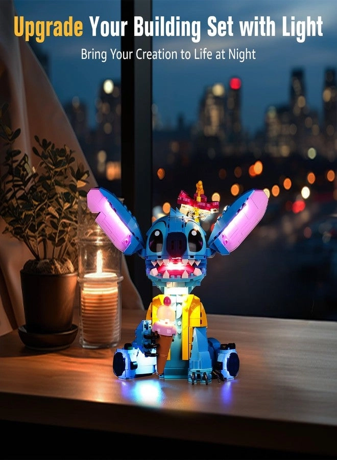 Light Up Kit - Compatible with Lego 43249 Stitch Cable-Hiding Tech