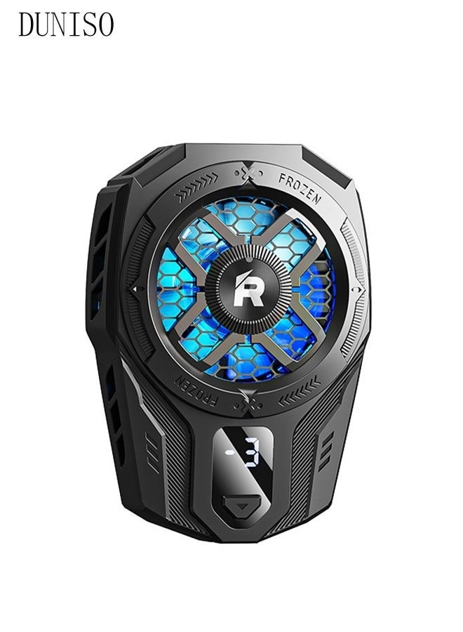 Mobile Phone Cooling Fan - Digital Display Rechargeable