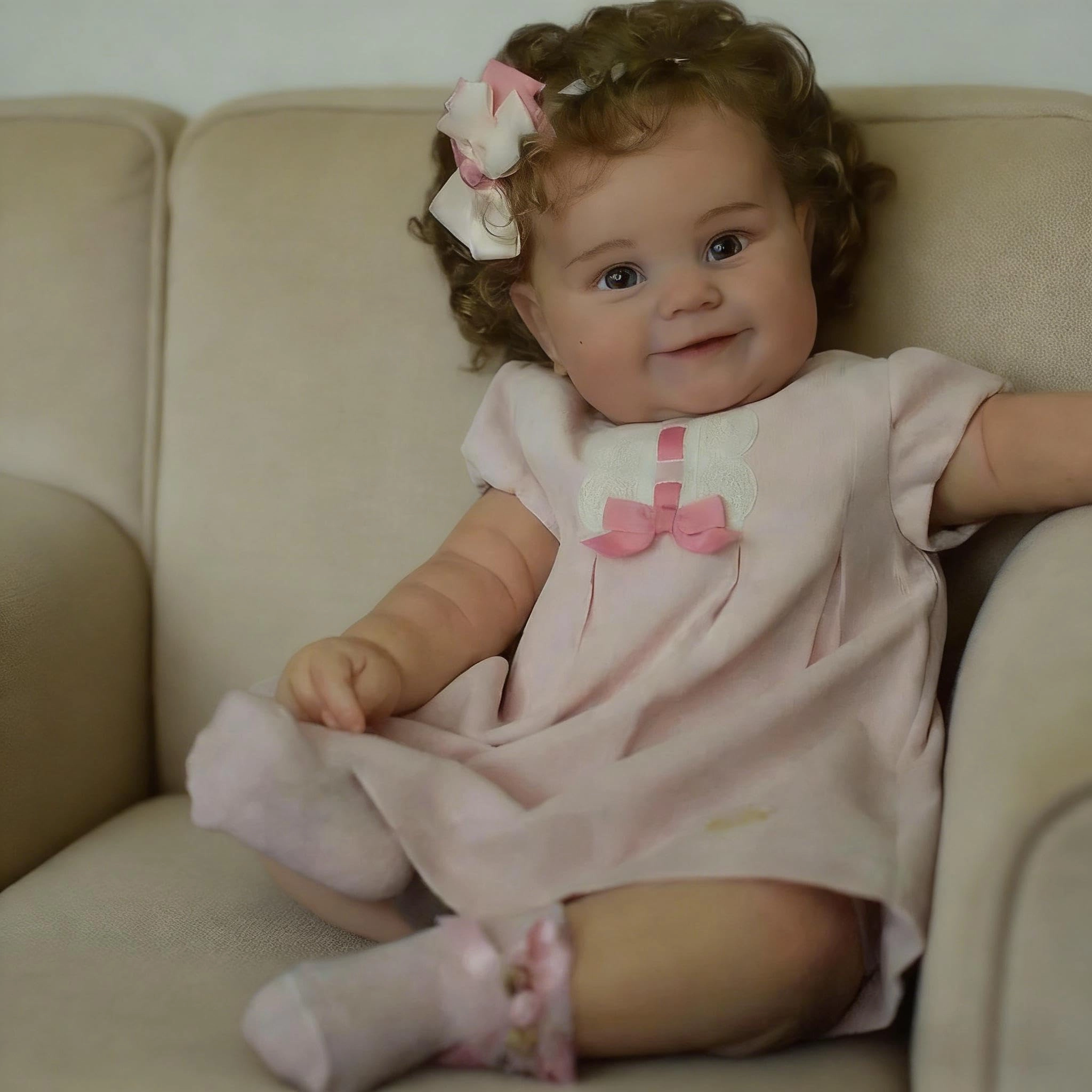 Reborn Baby Doll - 20 Inch Silicone Girl Ages 3+