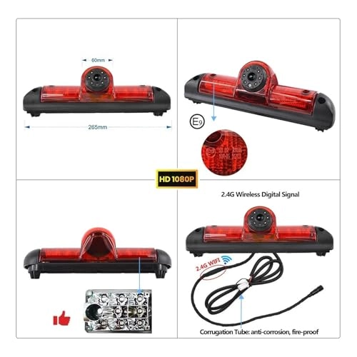 Brake light camera - Night vision + 5 inch Monitor