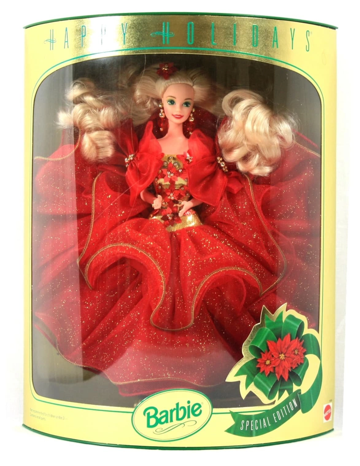 Mattel Happy Holidays Barbie - Hallmark Special Edition 1993 11.5" Ages 3+