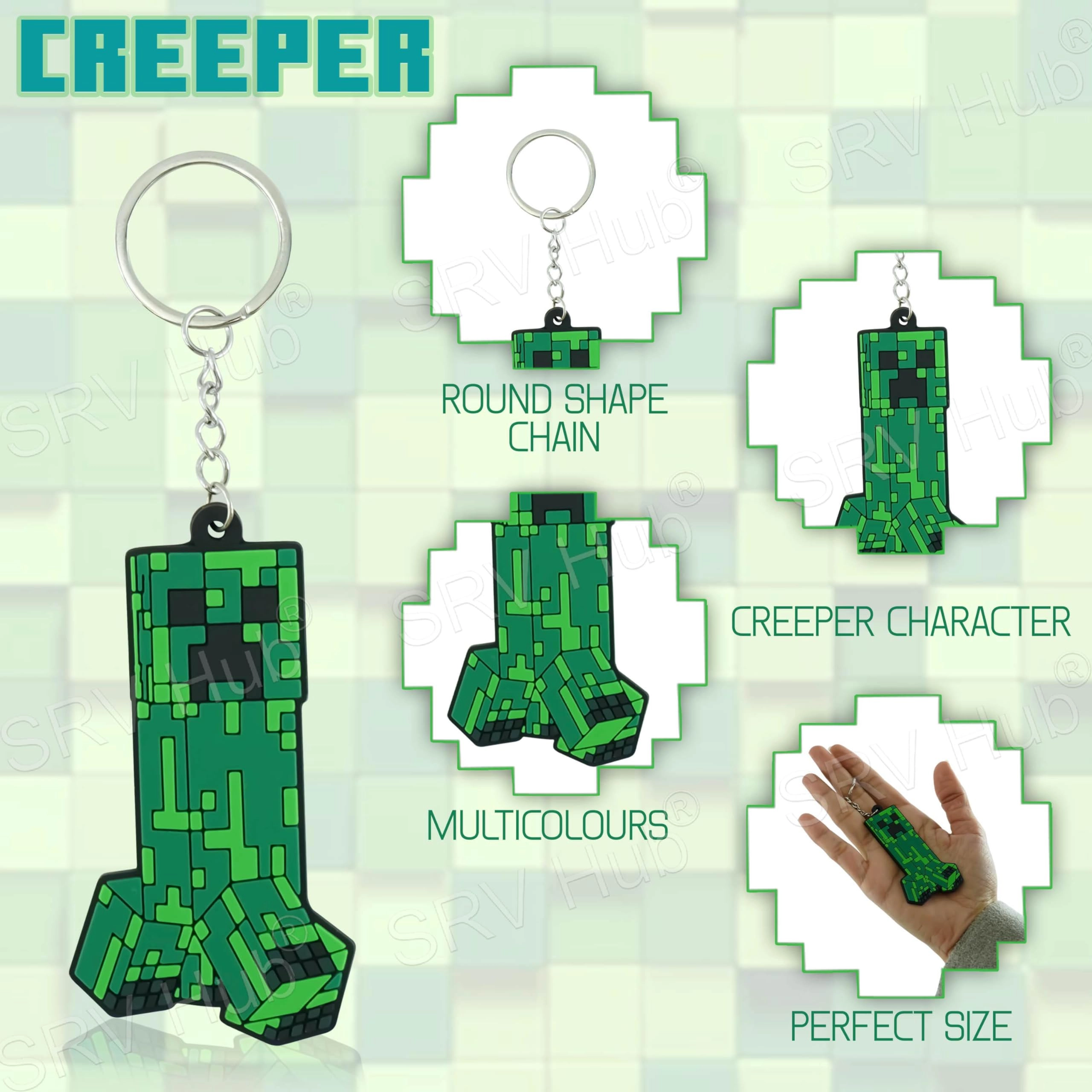 Creeper Key Chain - Birthday