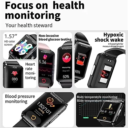Fitness Watch - 1.92-inch 280mAh Black