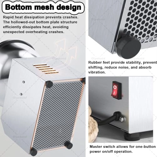 Commercial Spiral Dough Mixer Machine - 5KG/11LBS 1800W 2200W