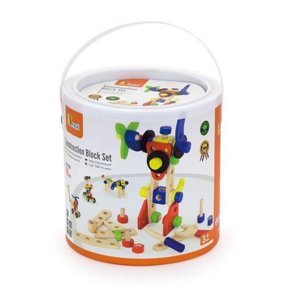 Construction Block Set - 68 pcs