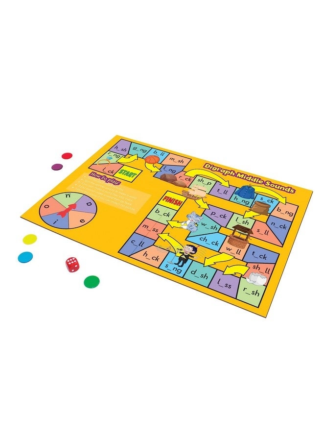 Phonics Board Games - 4 - 8 years 6 pieces