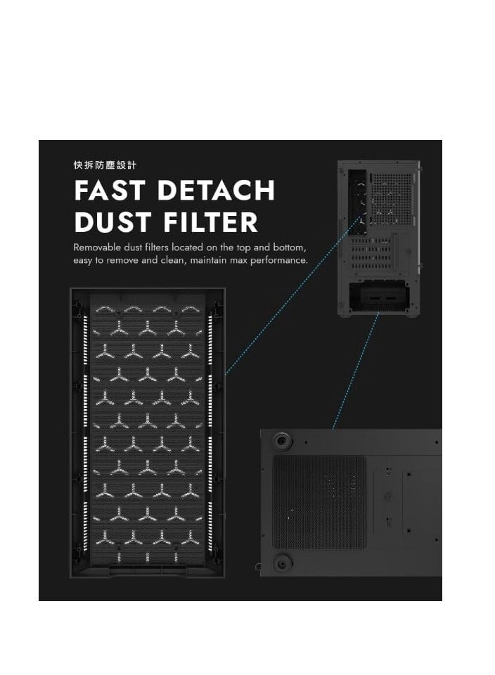 DK300M - Tempered Glass M-ATX/ITX