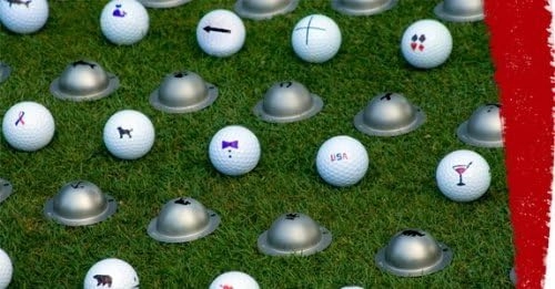 Golf Ball Custom Marker Alignment Tool - Shamrock