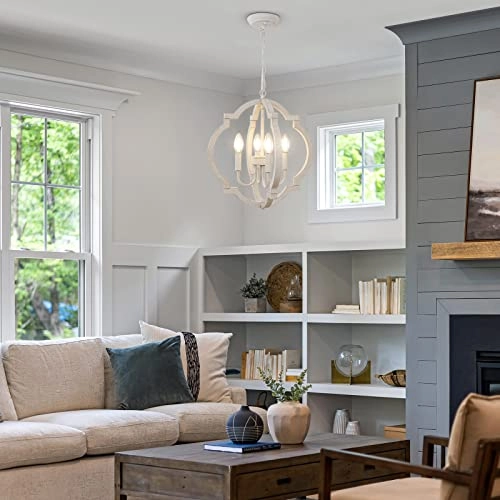 4 Light Pendant Light Fixture - Dimmable