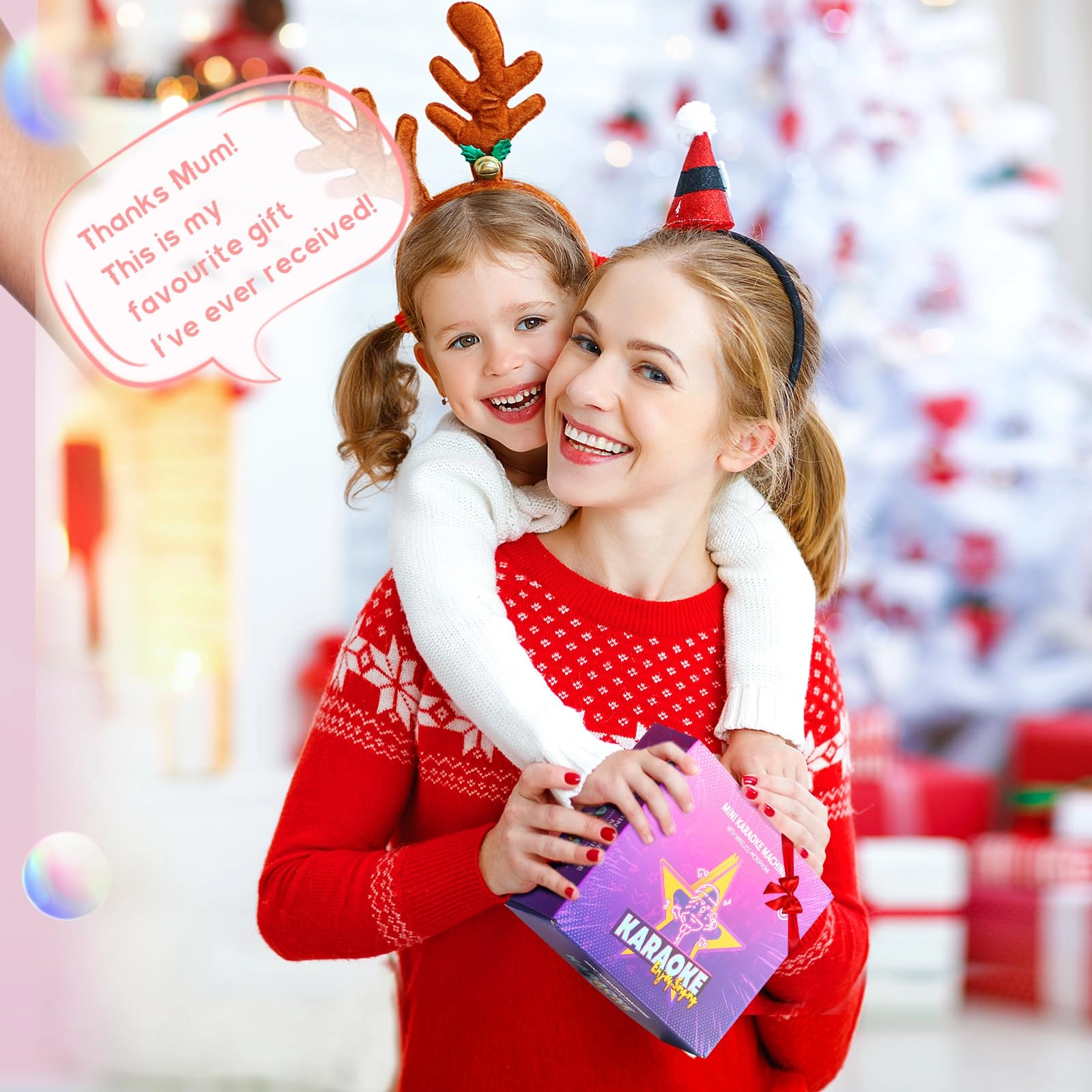 Karaoke Machine - 2 Wireless Microphones