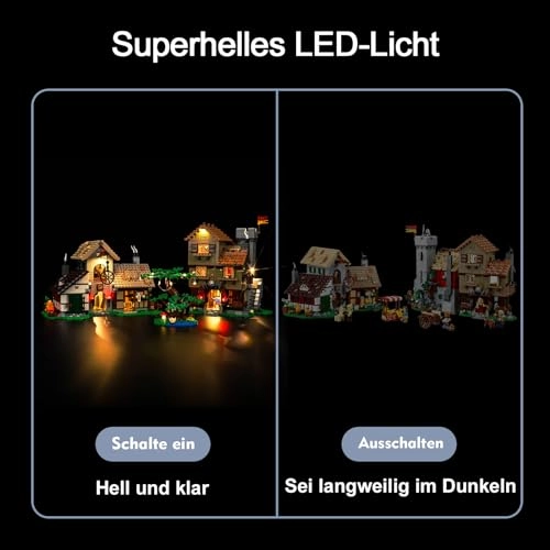 10332 Medieval Town Square - LED Light Set Standard Version