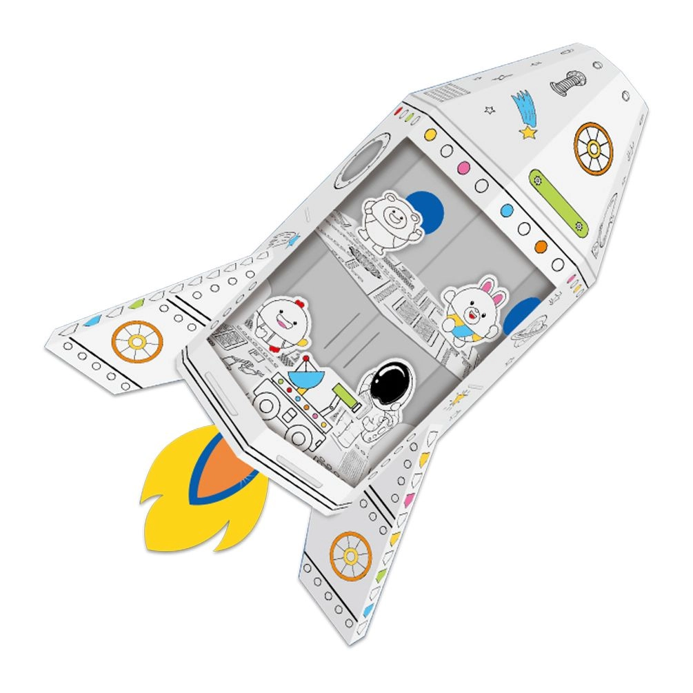 DIY Creative Spacecraft - 3+ years 3 Color Pens
