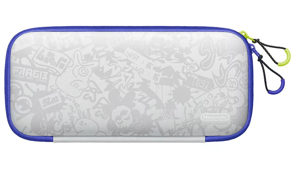 carrying case - Splatoon 3 Edition + screen protector - OLED Model + screen protector