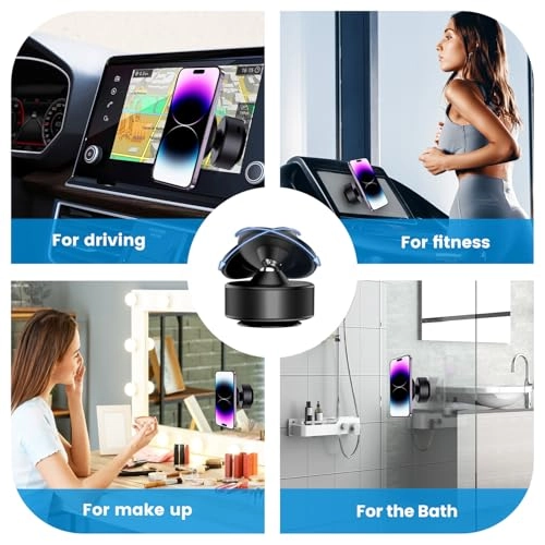 360° Stretchable Electric Vacuum Magnetic Mobile Phone Stand