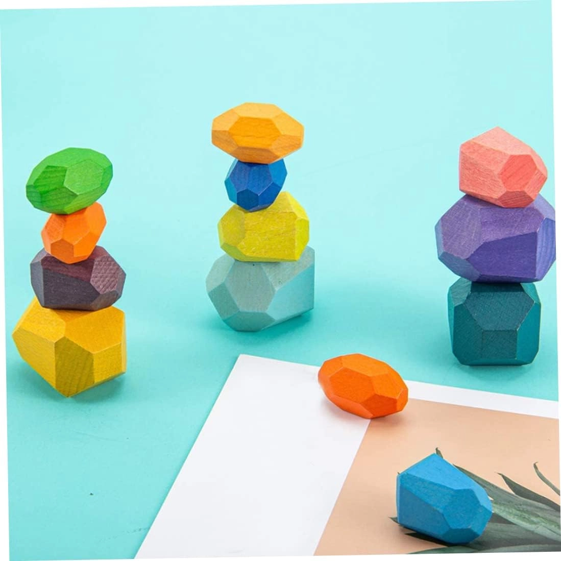 Wooden Stone Toy - 2-5 years 21 pieces
