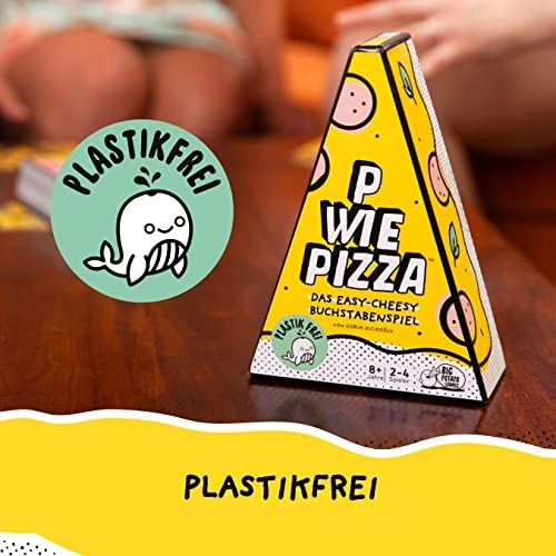 P wie Pizza: Families Word Game - Card Game