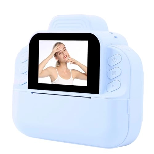 Instant Camera - 1080P 2 inch screen Grayscale printing