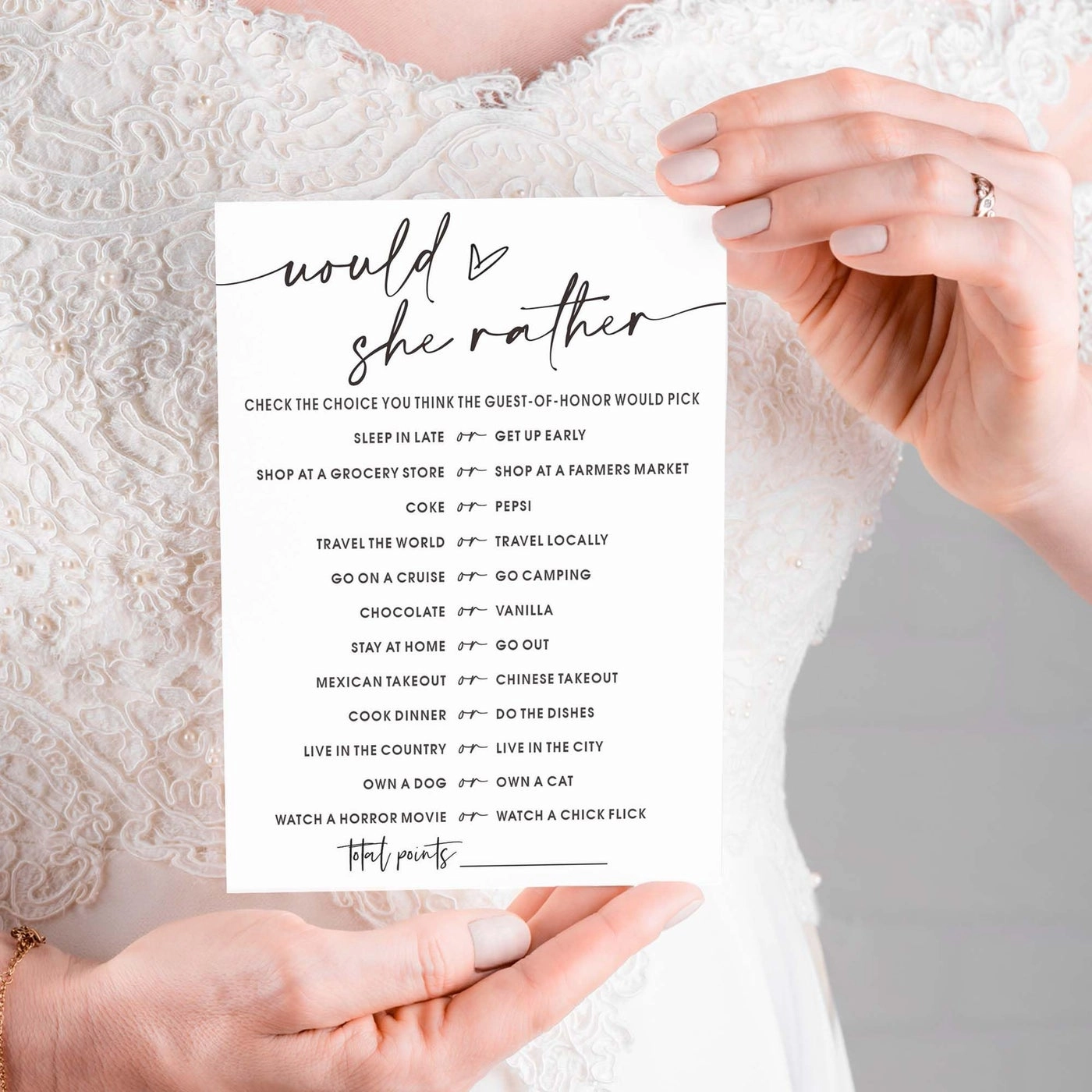 Bridal Shower Bingo - 25 pieces Unisex-Adults