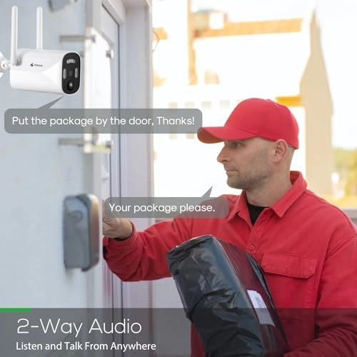 PTZ Security Camera - 2K 4pcs + 10CH NVR - 10'' HD Monitor