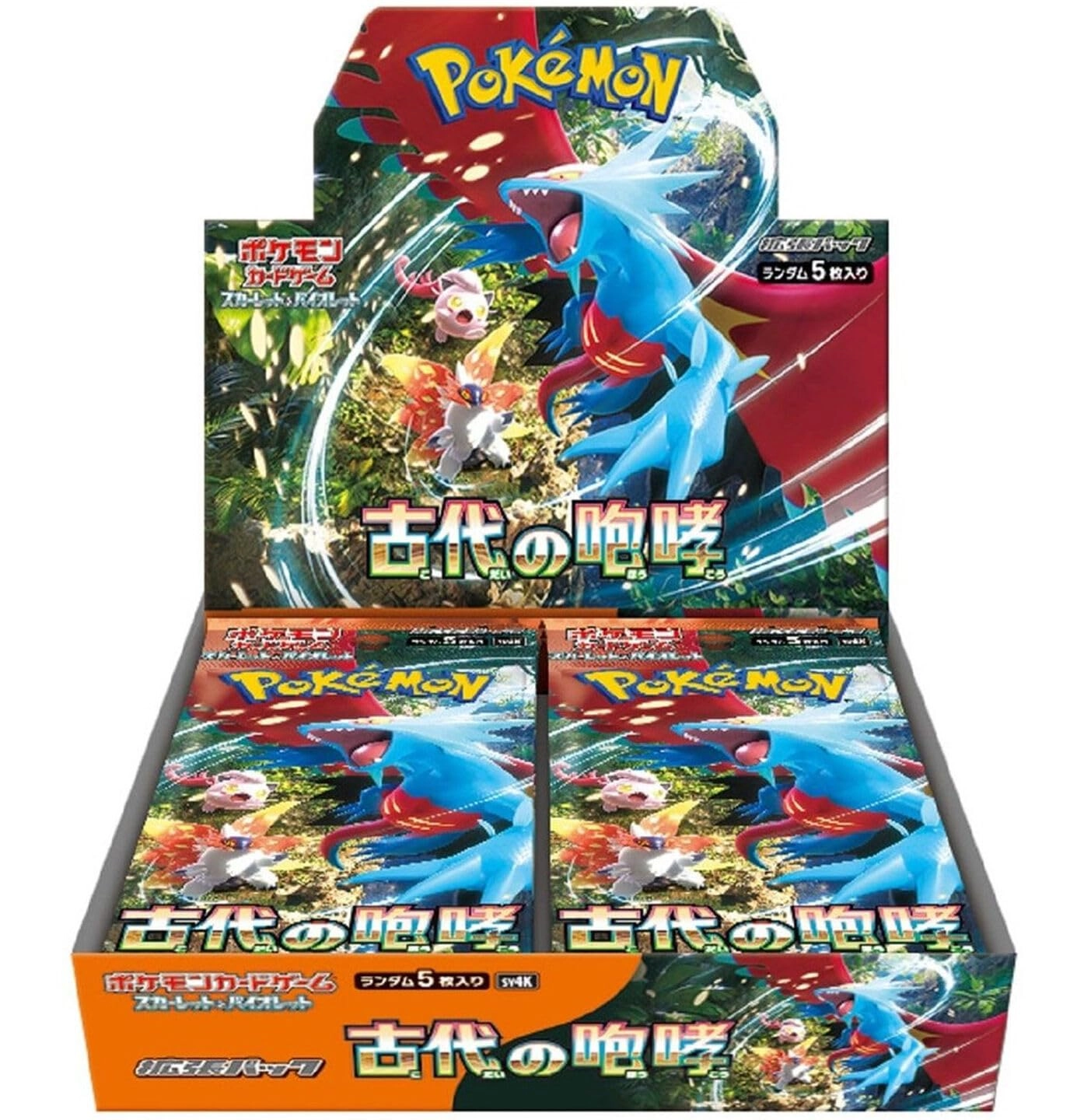 Scarlet & Violet Expansion Pack Ancient Roar Booster Box - Japanese 30pcs