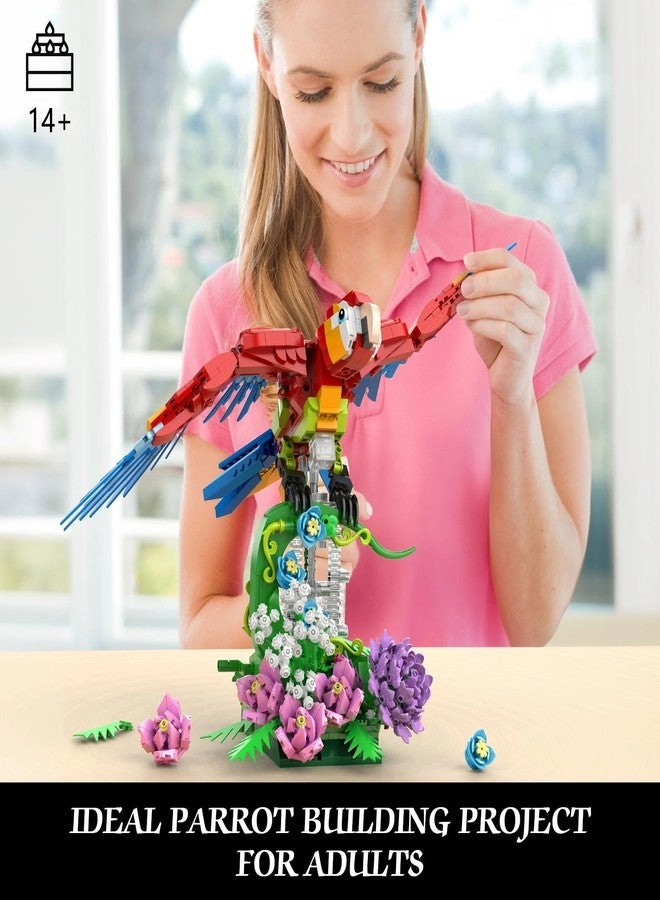 Parrot Floral Building Set