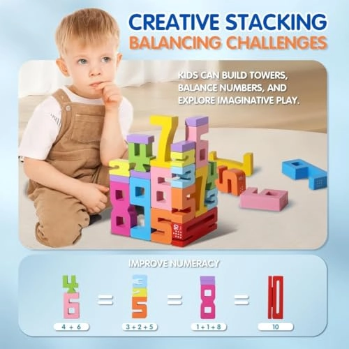 Number Building Blocks - 36 months - 5 years 35 pieces