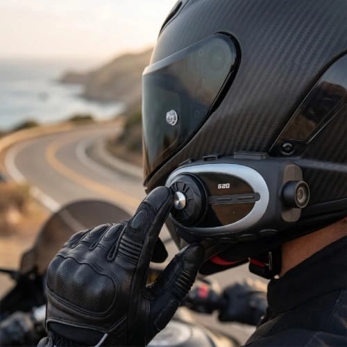 Helmet Bluetooth Headset - Bluetooth 5.4 In Ear