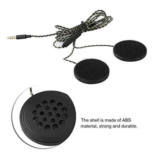 Helmet Headset - 3.5mm Plug and Play Black