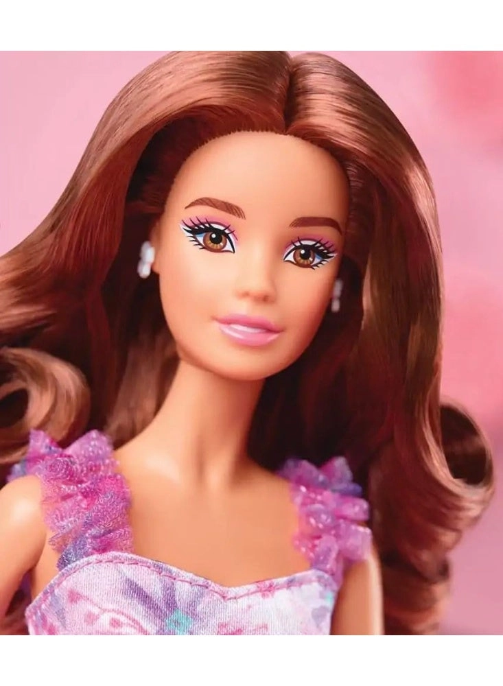 Barbie Signature Birthday Wishes Doll - Lilac Dress Giftable Packaging