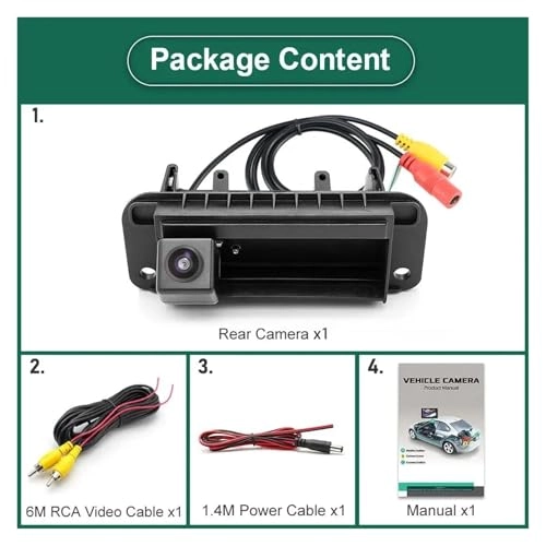 Rear View Camera Fisheye - Night vision Wired 1080P