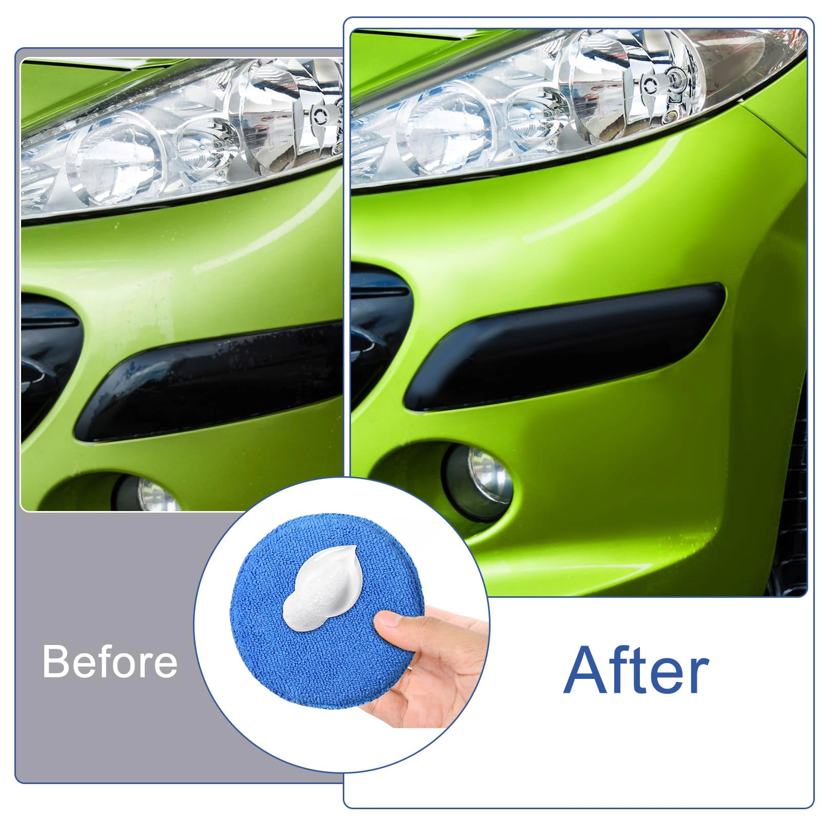 Microfiber Wax Applicator Pad - 5"