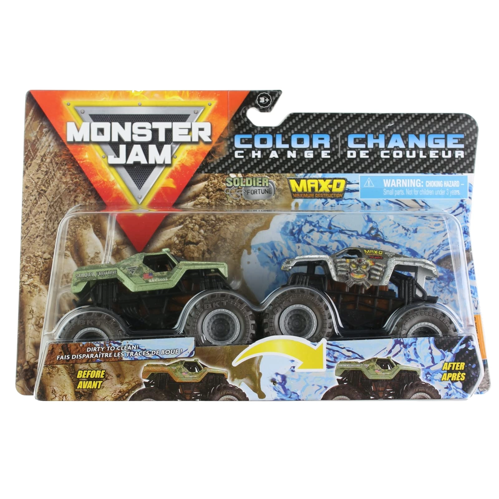 Monster Jam Soldier Fortune - Color Change 1:64 + MaxD