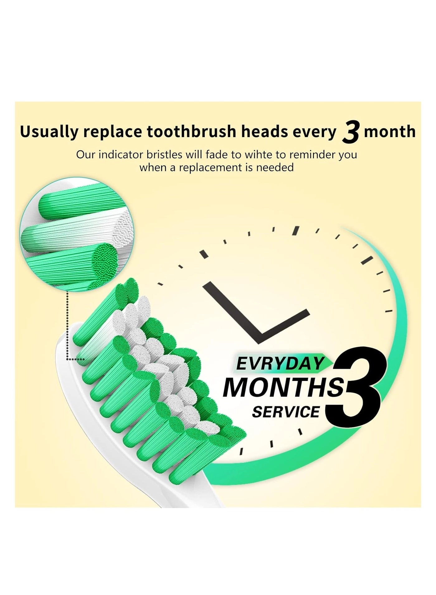 Replacement Toothbrush Heads - Philips Sonicare E-Series Essence Screw-on 6 Pack