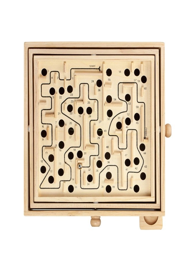 Sterling Labyrinth Marble Maze Wooden Puzzle
