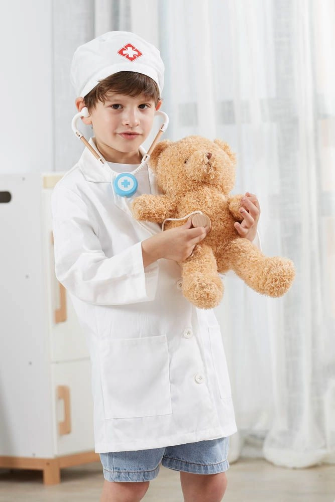 Little Doctor Uniform & Hat - 2 pcs (SW-44575)
