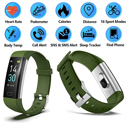 S5 - 0.96 Inch OLED IP68 Heart Rate Monitor
