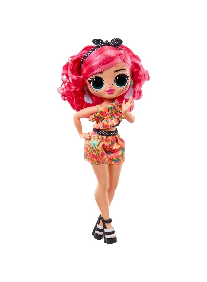 Pinky Pops Doll - Space-Themed Bright Pink Hair Ages 4+