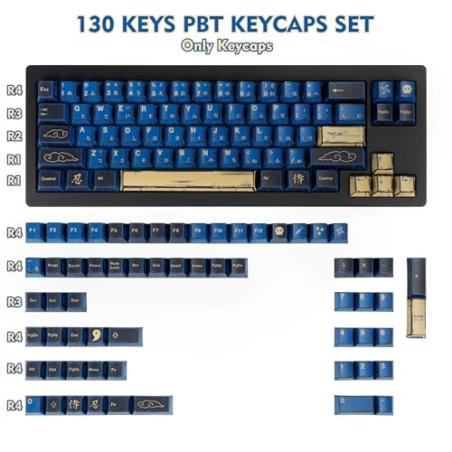 PBT Keycaps - 129 Keys Cherry Profile