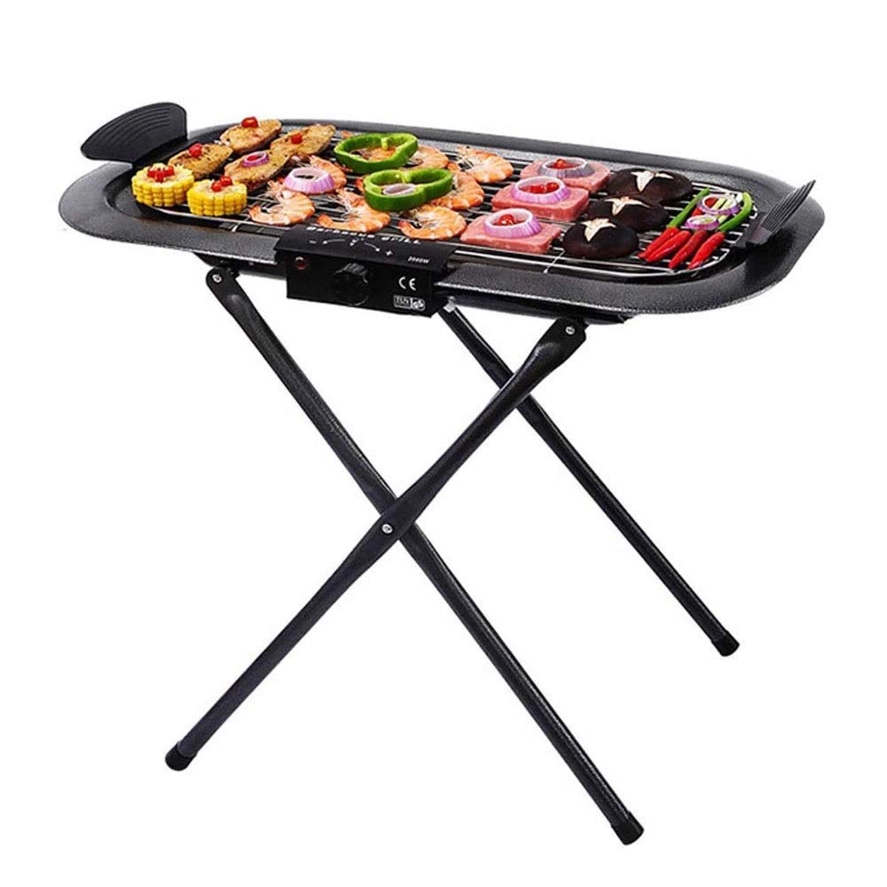 GHQERTY Barbecue Grill - Heating pipe/Charcoal
