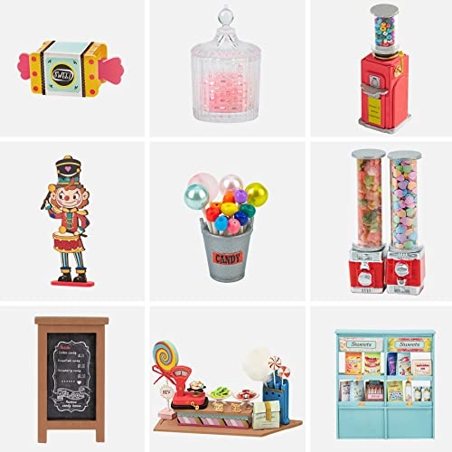 DIY Miniature Dollhouse Kit - Candy House 1/24 Scale
