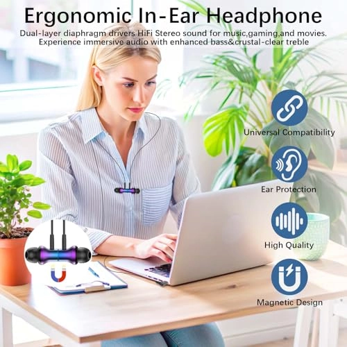USB C Earbuds Wired Earbud