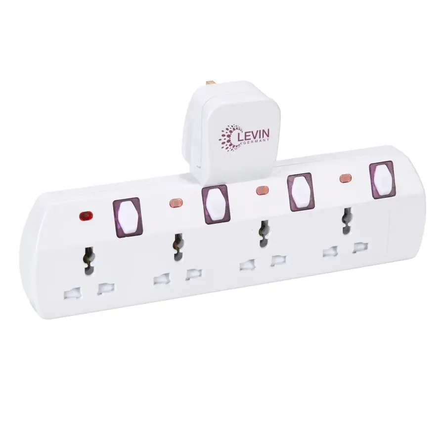Universal Adapter - Individual Switches White