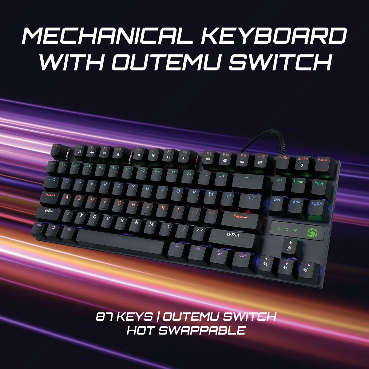 Keyboard + Monitor + Mouse + Mouse Pad + Headphones - PC