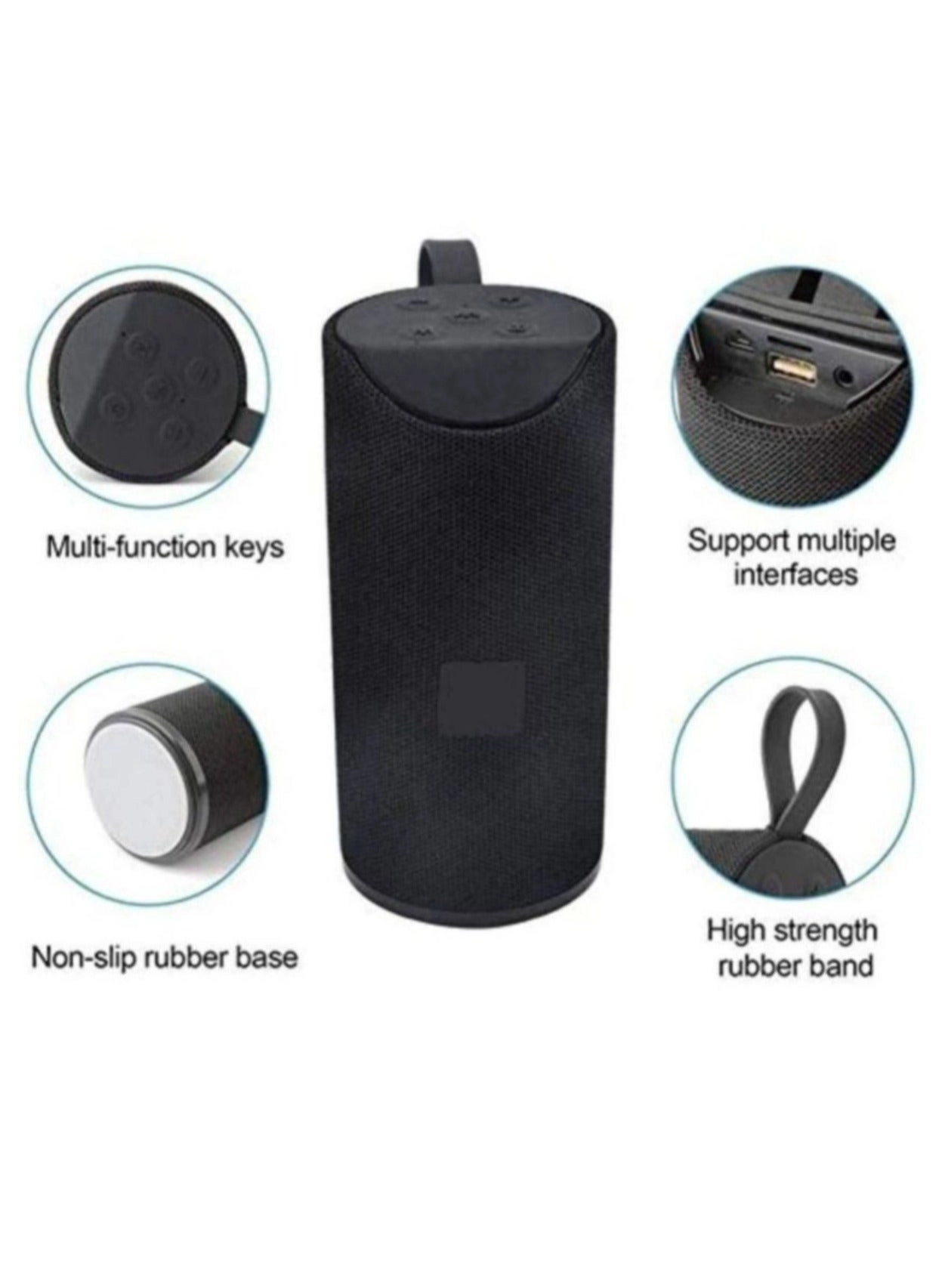Portable Bluetooth Speaker - FM Radio