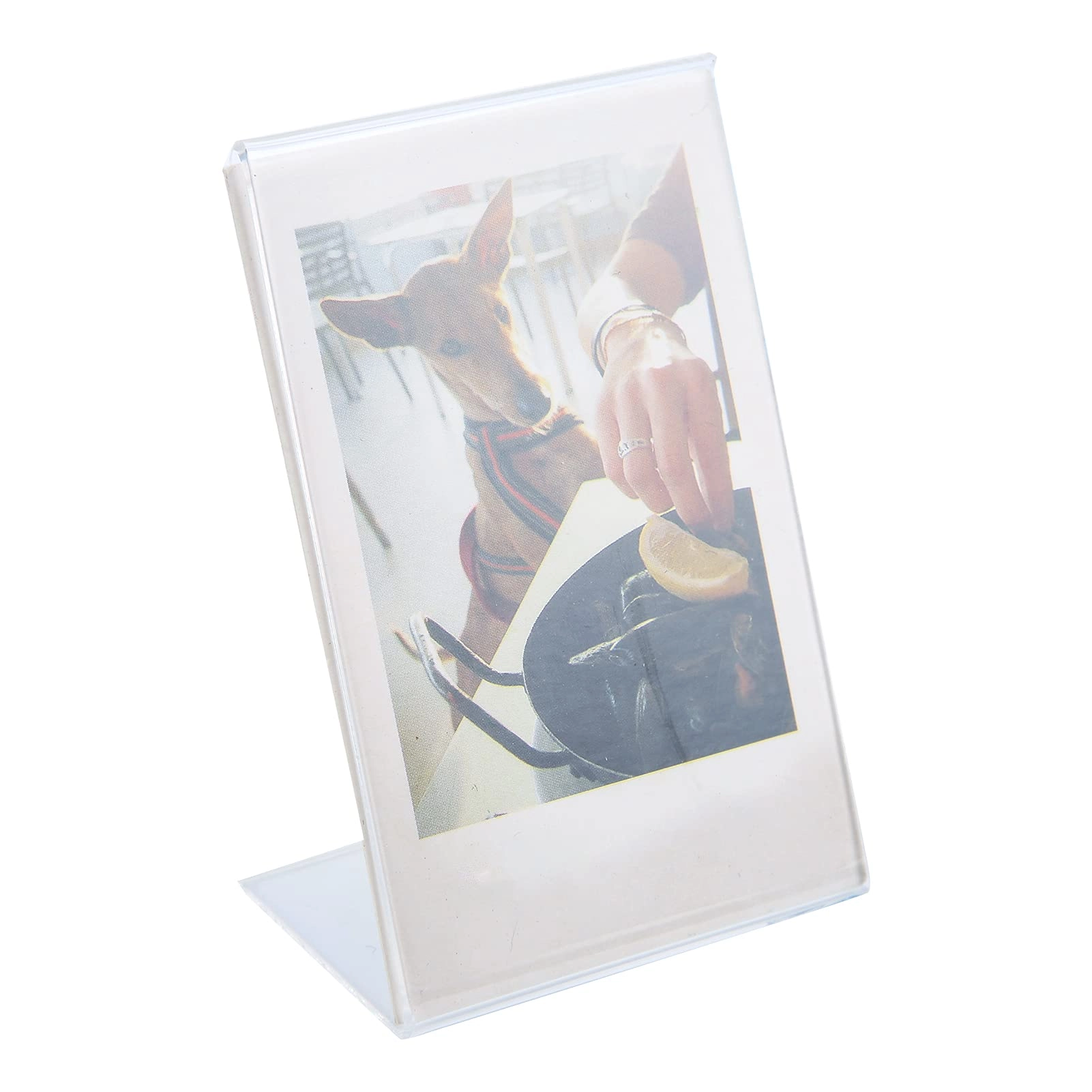 Sorandy L Shape Clear Acrylic Photo Frame - 3 Inch