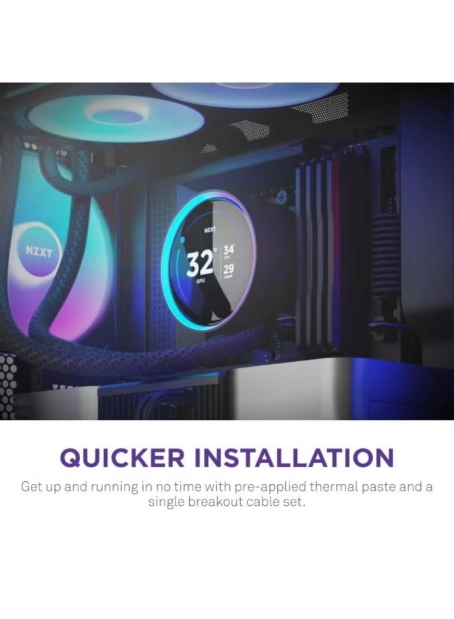 Kraken 240 - 2 fan(s) 120 millimeter