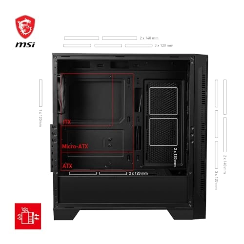 MAG FORGE 320R AIRFLOW - Tempered Glass Window Mid-Tower ATX