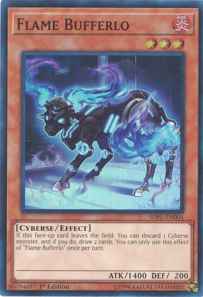 Yu-Gi-Oh! Flame Bufferlo SDPL-EN004 1st Edition