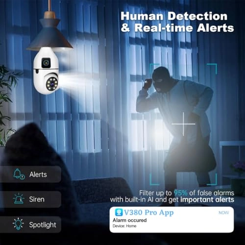 Bulb Security Camera 4MP